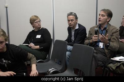 Debate; Sandra Fauconnier, Riemer Knoop, Dick Rijken